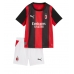 Billiga AC Milan Christopher Nkunku #18 Hemmatröja Barn 2026-27 Kortärmad (+ Korta byxor)